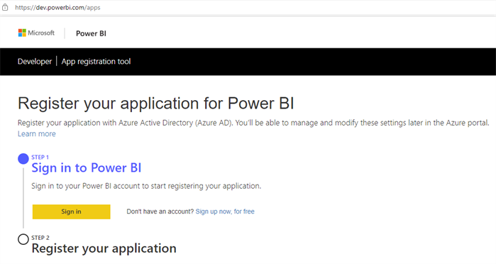 Register your app